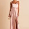 Jay Shiny Satin Dress - Rose Gold 2 Jay Shiny Satin Dress - Rose Gold -Elegance Bridal Store BIRDY GREY JAY BRIDESMAID DRESS ROSE GOLD 01