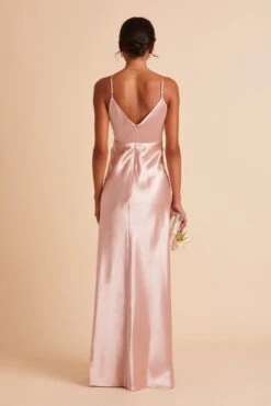 Jay Shiny Satin Dress - Rose Gold 24 Jay Shiny Satin Dress - Rose Gold -Elegance Bridal Store BIRDY GREY JAY BRIDESMAID DRESS ROSE GOLD 06