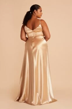Jay Shiny Satin Dress - Gold -Elegance Bridal Store BIRDY GREY JAY PLUS SIZE BRIDESMAID DRESS GOLD 04 a7d4fa7e 318c 421f a8c9 4fc24dcb67b6