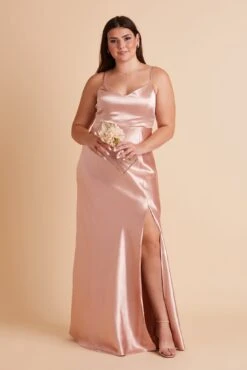 Jay Shiny Satin Dress - Rose Gold 18 Jay Shiny Satin Dress - Rose Gold -Elegance Bridal Store BIRDY GREY JAY PLUS SIZE BRIDESMAID DRESS ROSE GOLD 02 a8d6a9c5 38e6 4cd1 b59a 79a526097294