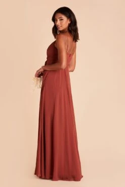 Kaia Dress - Spice 22 Kaia Dress - Spice -Elegance Bridal Store BIRDY GREY KAIA SLIT BRIDESMAID DRESS SPICE 07