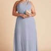 Kira Dress - Dusty Blue 1 Kira Dress - Dusty Blue -Elegance Bridal Store BIRDY GREY KIRA BRIDESMAID DRESS CURVE DUSTY BLUE 01