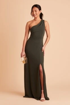 Kira Crepe Dress - Olive 24 Kira Crepe Dress - Olive -Elegance Bridal Store BIRDY GREY KIRA BRIDESMAID DRESS OLIVE 05