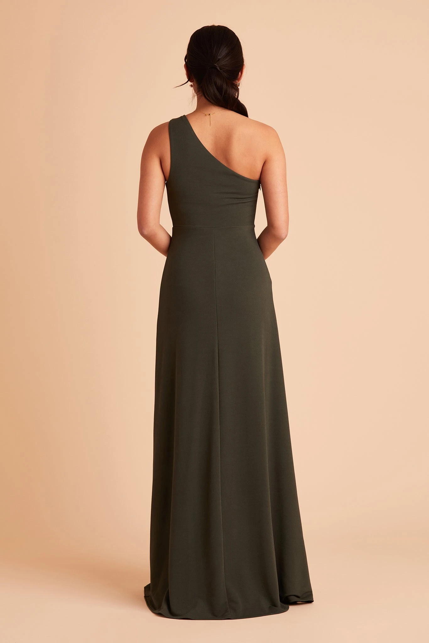Kira Crepe Dress - Olive 13 Kira Crepe Dress - Olive - Image 11