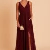 Laurie Empire Dress - Cabernet -Elegance Bridal Store BIRDY GREY LAURIE MATERNITY BRIDESMAID DRESS CABERNET 06
