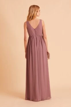 Laurie Empire Dress - Dark Mauve 20 Laurie Empire Dress - Dark Mauve -Elegance Bridal Store BIRDY GREY LAURIE MATERNITY BRIDESMAID DRESS DARK MAUVE 05 1