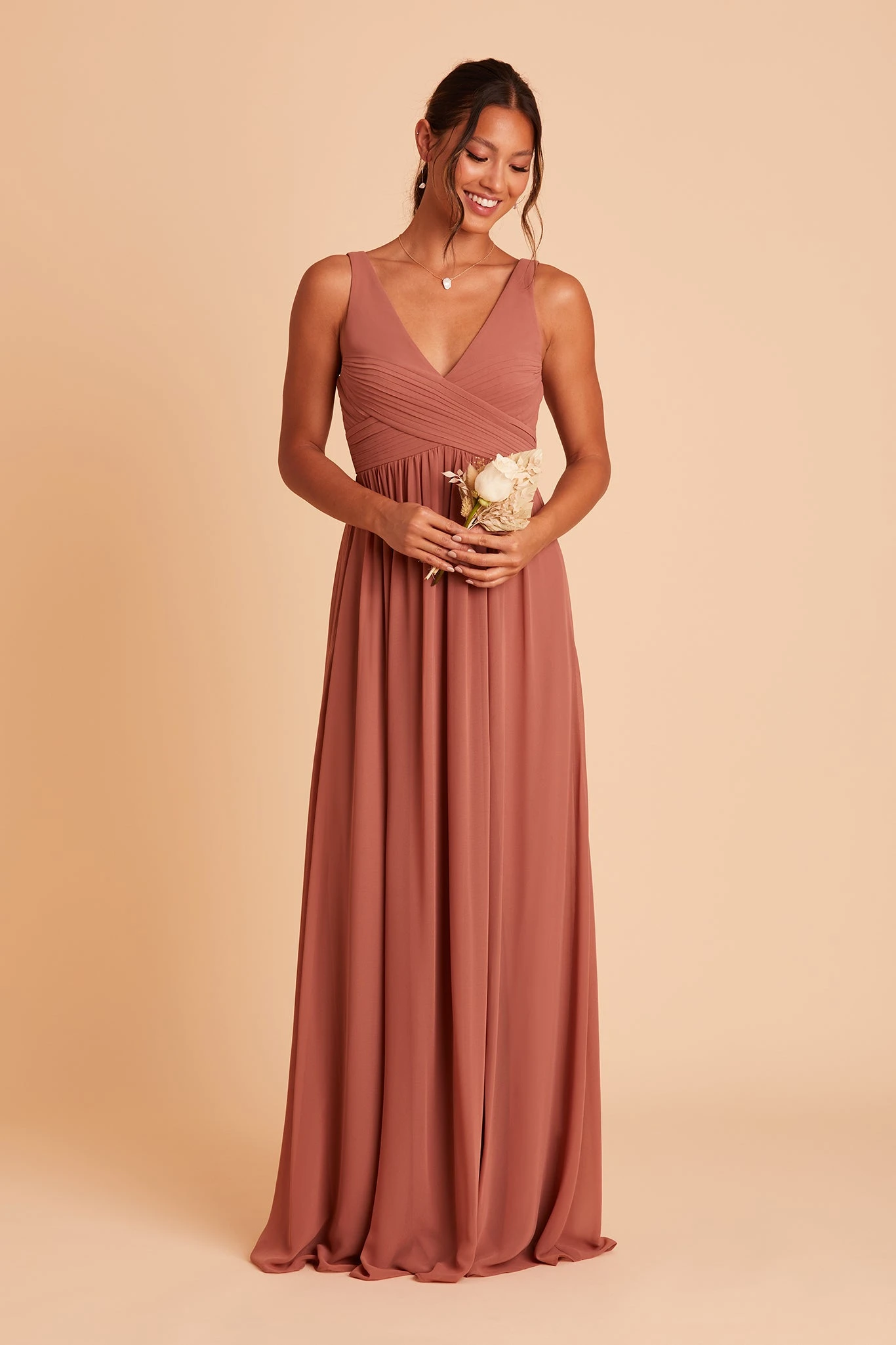 Laurie Empire Dress - Desert Rose 9 Laurie Empire Dress - Desert Rose - Image 7