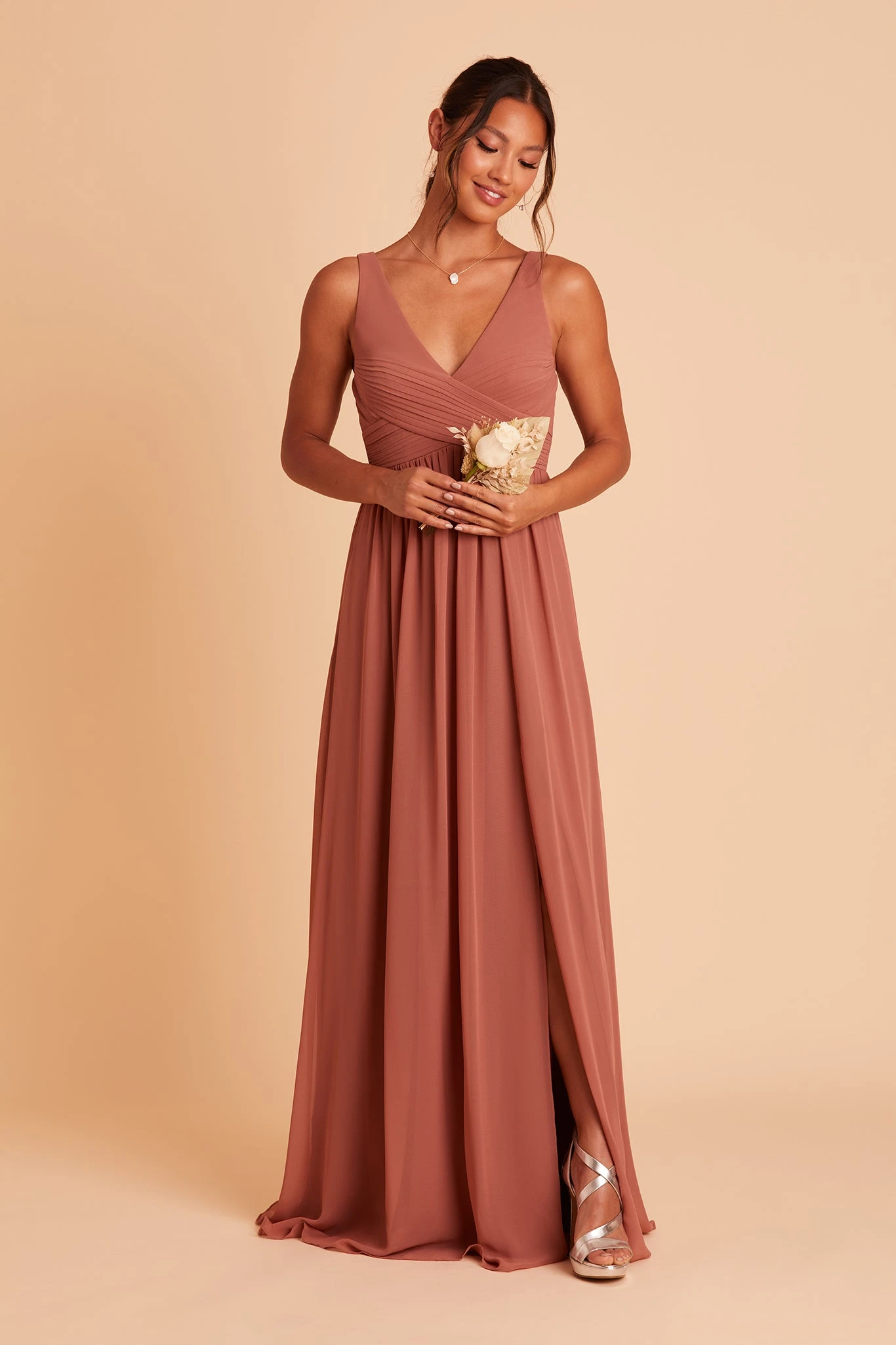 Laurie Empire Dress - Desert Rose 7 Laurie Empire Dress - Desert Rose - Image 5