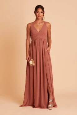 Laurie Empire Dress - Desert Rose 19 Laurie Empire Dress - Desert Rose -Elegance Bridal Store BIRDY GREY LAURIE MATERNITY BRIDESMAID DRESS DESERT ROSE 03