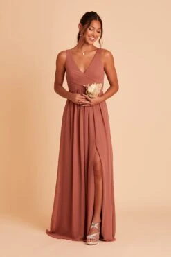 Laurie Empire Dress - Desert Rose 21 Laurie Empire Dress - Desert Rose -Elegance Bridal Store BIRDY GREY LAURIE MATERNITY BRIDESMAID DRESS DESERT ROSE 05