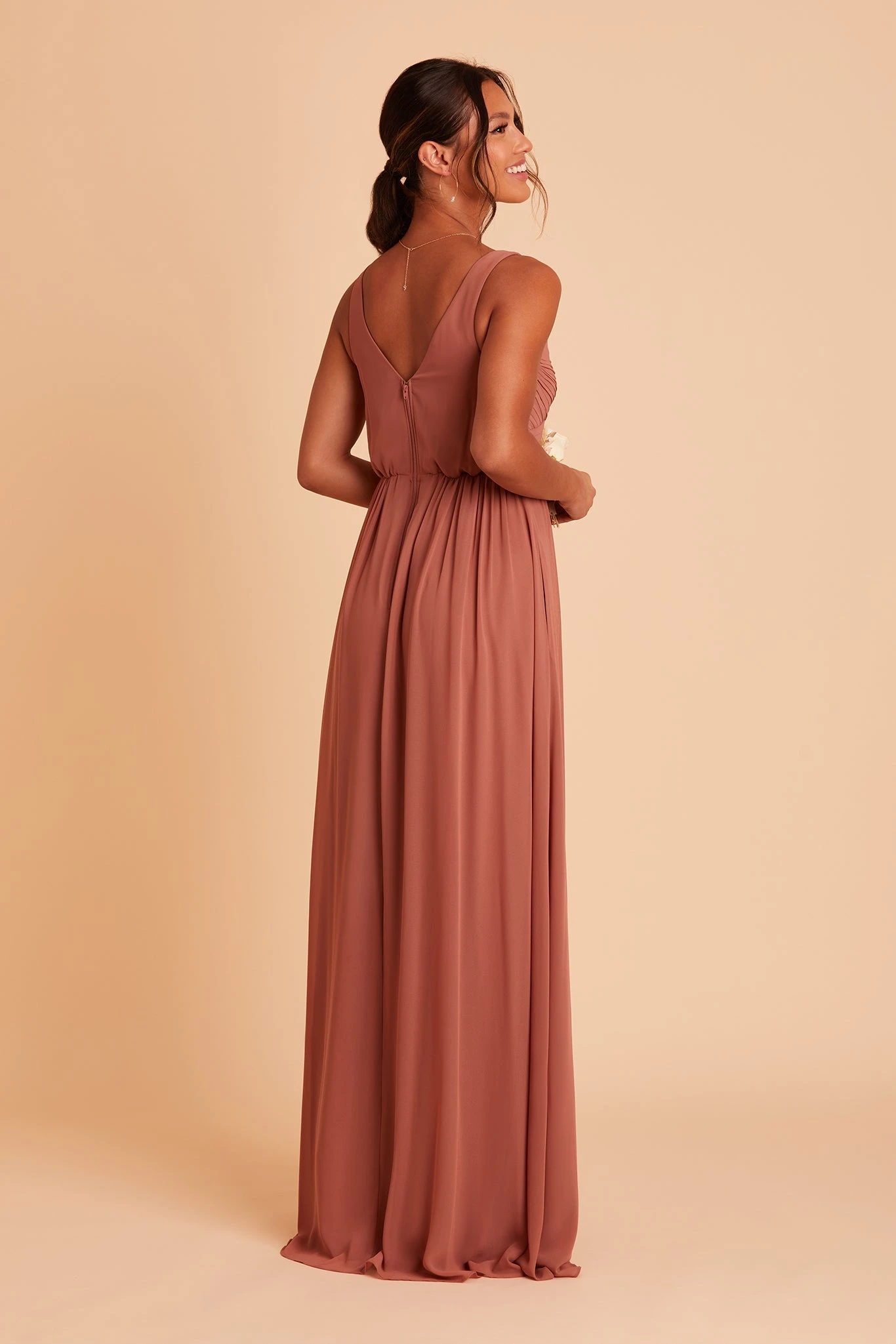 Laurie Empire Dress - Desert Rose 10 Laurie Empire Dress - Desert Rose - Image 8