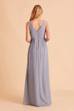Laurie Empire Dress - Dusty Blue 12 Laurie Empire Dress - Dusty Blue -Elegance Bridal Store BIRDY GREY LAURIE MATERNITY BRIDESMAID DRESS DUSTY BLUE 06