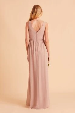Laurie Empire Dress - Taupe -Elegance Bridal Store BIRDY GREY LAURIE MATERNITY BRIDESMAID DRESS TAUPE 20