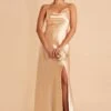 Lisa Long Shiny Satin Dress - Gold 1 Lisa Long Shiny Satin Dress - Gold -Elegance Bridal Store BIRDY GREY LISA BRIDESMAID DRESS GOLD 03 fb911c63 ddb1 4e54 9c05 dbf2023e5333