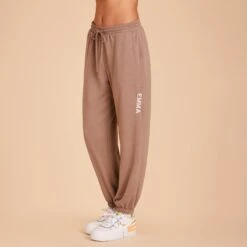 Sweatpants - Cocoa -Elegance Bridal Store BIRDY GREY LOUNGEWEAR SWEAT PANTS COCOA 04