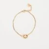 Gold Soulmate Bracelet 2 Gold Soulmate Bracelet -Elegance Bridal Store BIRDY GREY MIA BIJOUX SOULMATE BRACELET GOLD 01