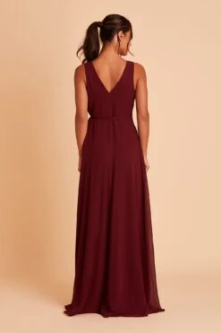 Minae Chiffon Dress - Cabernet 23 Minae Chiffon Dress - Cabernet -Elegance Bridal Store BIRDY GREY MINAE BRIDESMAID DRESS CABERNET 07