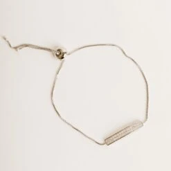 Minneapolis Bar Bracelet -Elegance Bridal Store BIRDY GREY MINNEAPOLIS BAR BRACELET SILVER 01