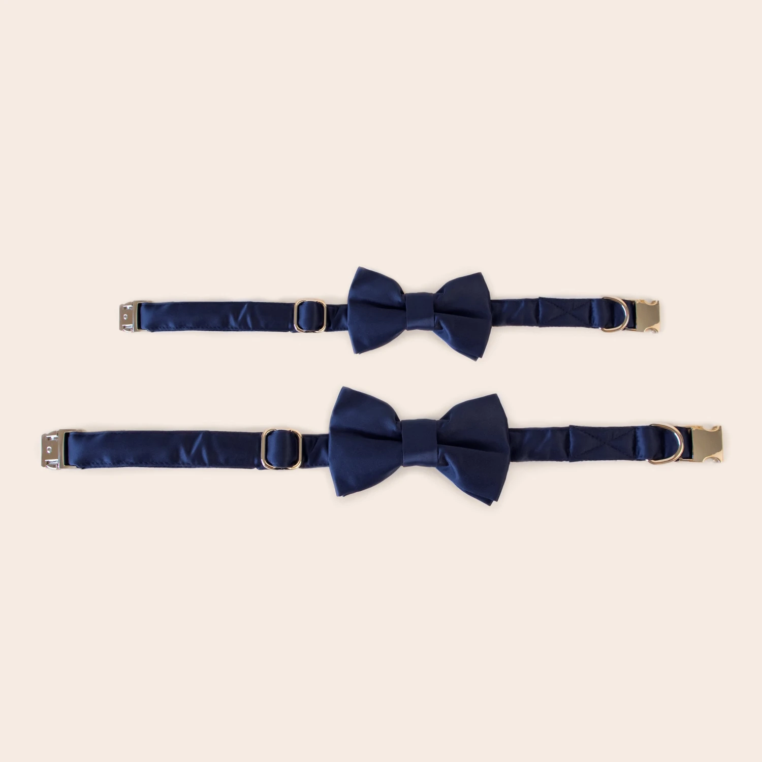 Sadie Dog Bow Tie Collar - Sheen Navy 5 Sadie Dog Bow Tie Collar - Sheen Navy - Image 3