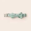Sadie Dog Bow Tie Collar - Sheen Light Green -Elegance Bridal Store BIRDY GREY MUGGSY DOG BOW TIE COLLAR SAGE 01