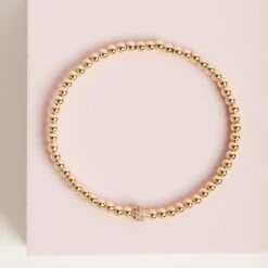 Nashville Coil Bracelet 10 Nashville Coil Bracelet -Elegance Bridal Store BIRDY GREY NASHVILLE COIL BRACELET GOLD 02