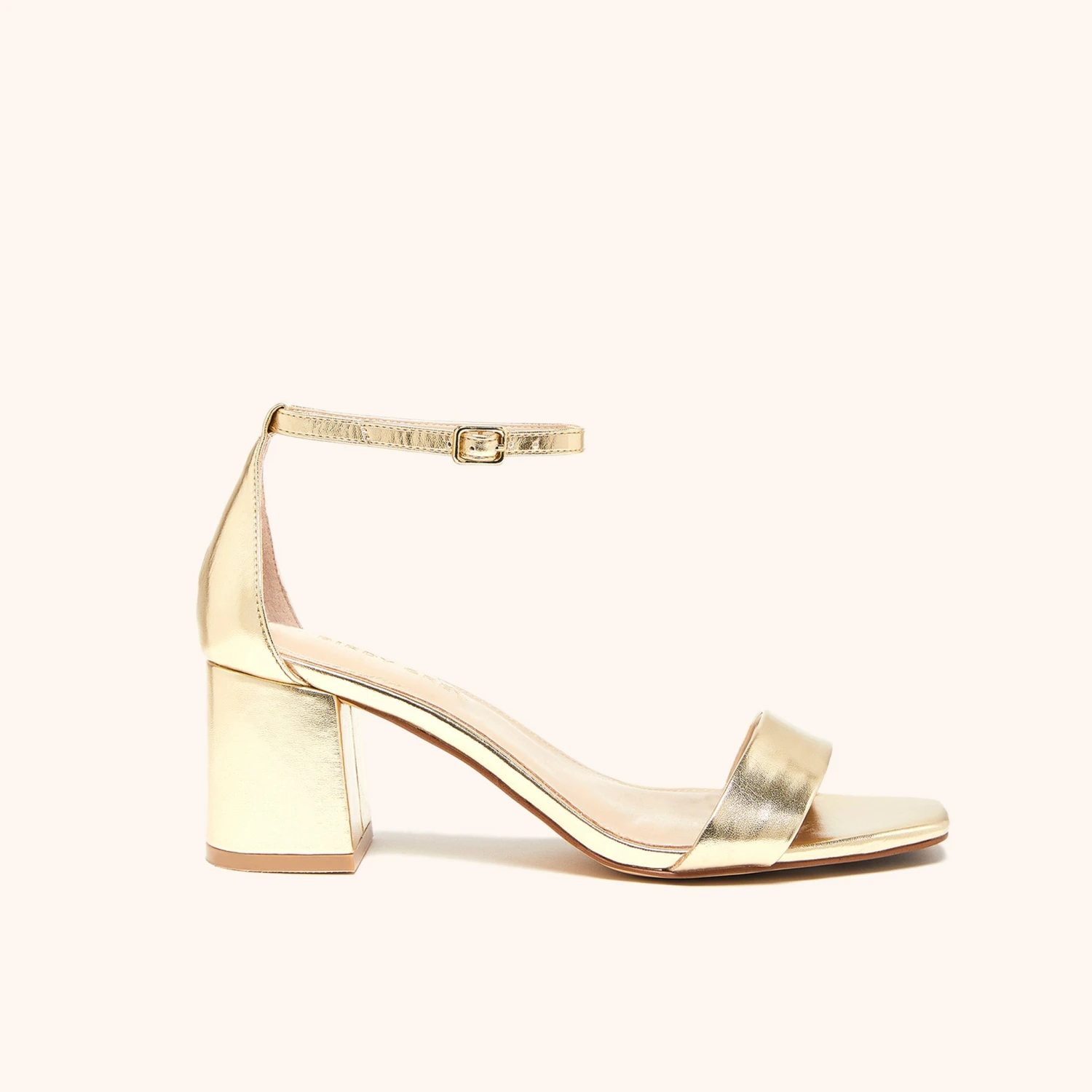 Natalie Chunky Heel - Gold 3 Natalie Chunky Heel - Gold