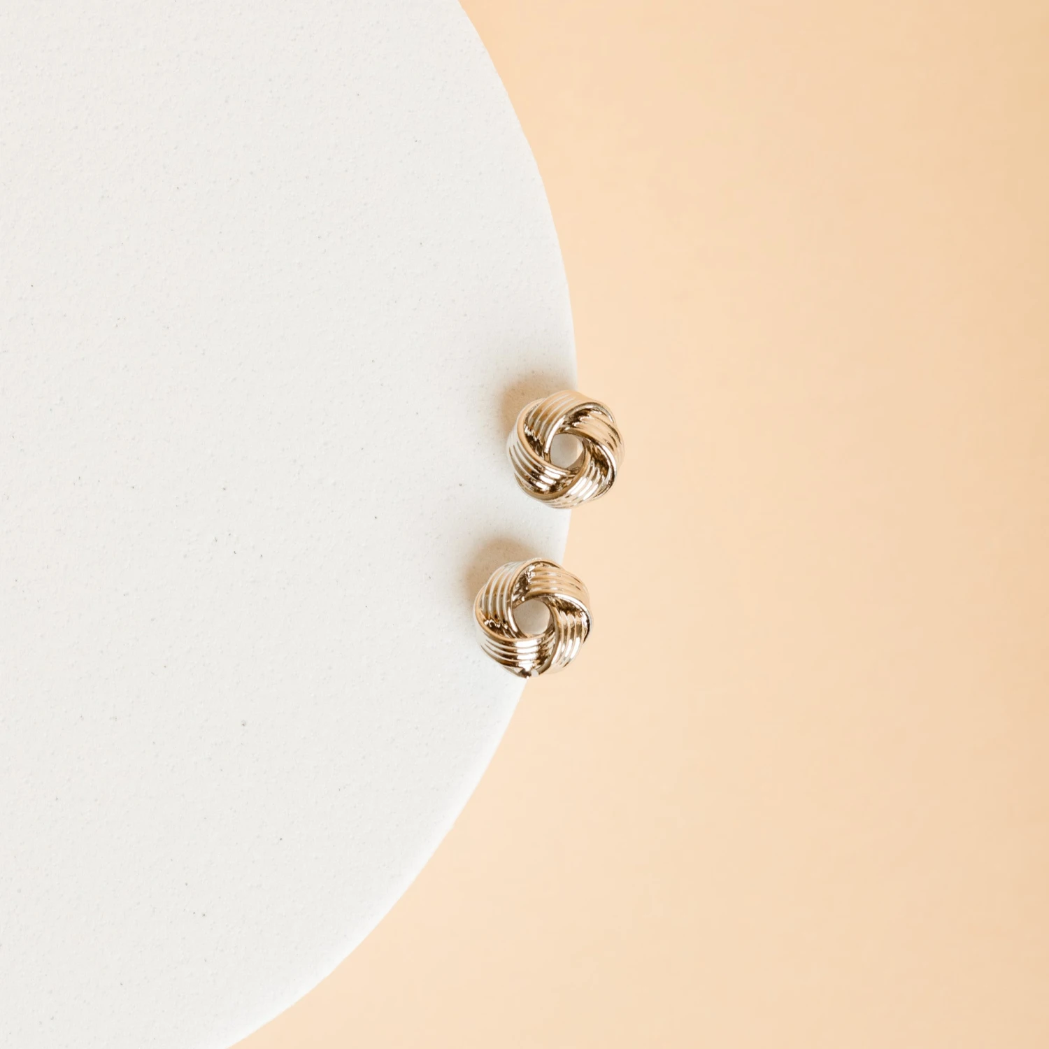 Newport Knot Earrings - Silver 3 Newport Knot Earrings - Silver