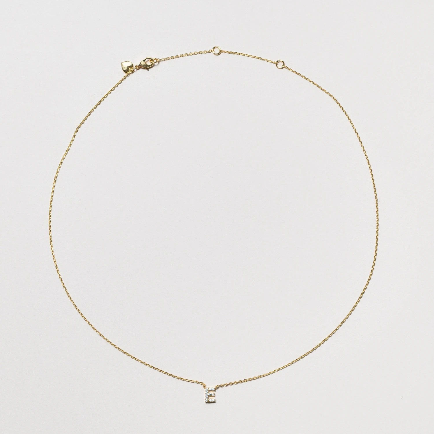 Pave Initial Necklace 5 Pave Initial Necklace - Image 3