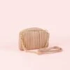 Pleated Crossbody Bag - Sand