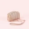 Pleated Crossbody Bag - Taupe 2 Pleated Crossbody Bag - Taupe -Elegance Bridal Store BIRDY GREY PLEATED CHAIN CROSSBODY BRIDESMAID BAG TAUPE 02 Copy