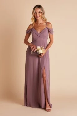 Spence Convertible Dress - Dark Mauve 30 Spence Convertible Dress - Dark Mauve -Elegance Bridal Store BIRDY GREY SPENCE CONVERTIBLE SLIT BRIDESMAID DARK MAUVE 02