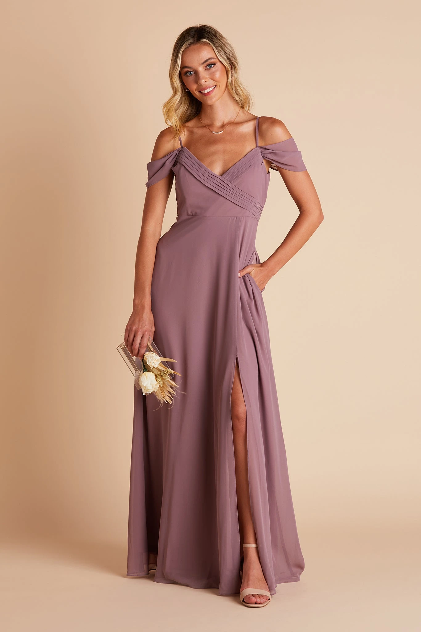 Spence Convertible Dress - Dark Mauve 7 Spence Convertible Dress - Dark Mauve - Image 5