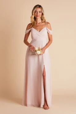 Spence Convertible Dress - Pale Blush 26 Spence Convertible Dress - Pale Blush -Elegance Bridal Store BIRDY GREY SPENCE CONVERTIBLE SLIT BRIDESMAID DRESS PALE BLUSH 01