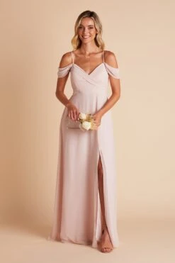 Spence Convertible Dress - Pale Blush 25 Spence Convertible Dress - Pale Blush -Elegance Bridal Store BIRDY GREY SPENCE CONVERTIBLE SLIT BRIDESMAID DRESS PALE BLUSH 03