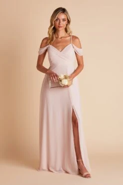 Spence Convertible Dress - Pale Blush 29 Spence Convertible Dress - Pale Blush -Elegance Bridal Store BIRDY GREY SPENCE CONVERTIBLE SLIT BRIDESMAID DRESS PALE BLUSH 04