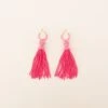 Tassel Earrings - Pink