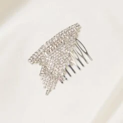 Tel Aviv Comb Pin -Elegance Bridal Store BIRDY GREY TEL AVIV COMB PIN SILVER 02