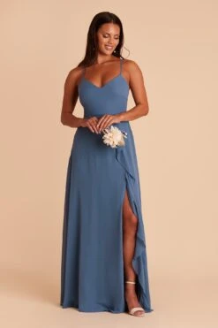 Theresa Chiffon Dress - Twilight -Elegance Bridal Store BIRDY GREY TERESA CONVERTIBLE BRIDESMAID DRESS TWILIGHT 03