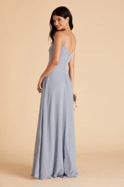 Devin Convertible Dress - Dusty Blue 11 Devin Convertible Dress - Dusty Blue -Elegance Bridal Store Devin DustyBlue Side