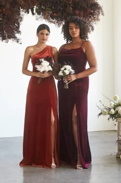 Kira Velvet Dress - Burnt Orange -Elegance Bridal Store EDITORIAL 2569 RT 9852c2ed 942c 4da0 b0ae 54396c046f0e