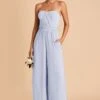 Gigi Convertible Jumpsuit - Ice Blue -Elegance Bridal Store Ice blue gigi convertible bridesmaid jumpsuit 01