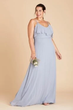 Jane Convertible Dress - Dusty Blue 15 Jane Convertible Dress - Dusty Blue -Elegance Bridal Store Jane DustyBlue Curve Side