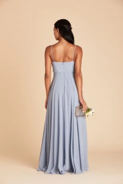 Kaia Dress - Dusty Blue -Elegance Bridal Store Kaia Dusty Blue Straight Back