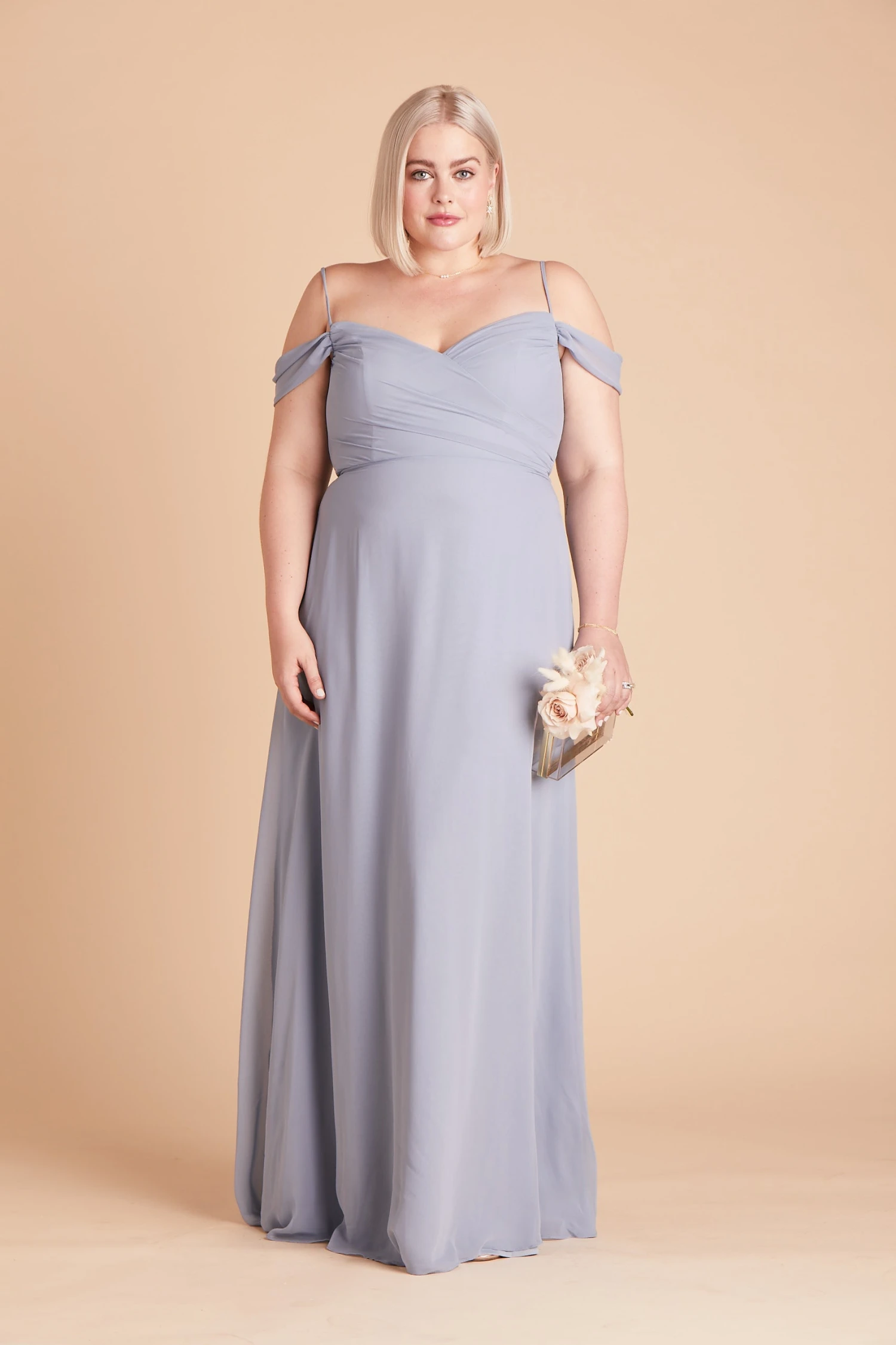 Spence Convertible Dress - Dusty Blue 8 Spence Convertible Dress - Dusty Blue - Image 6