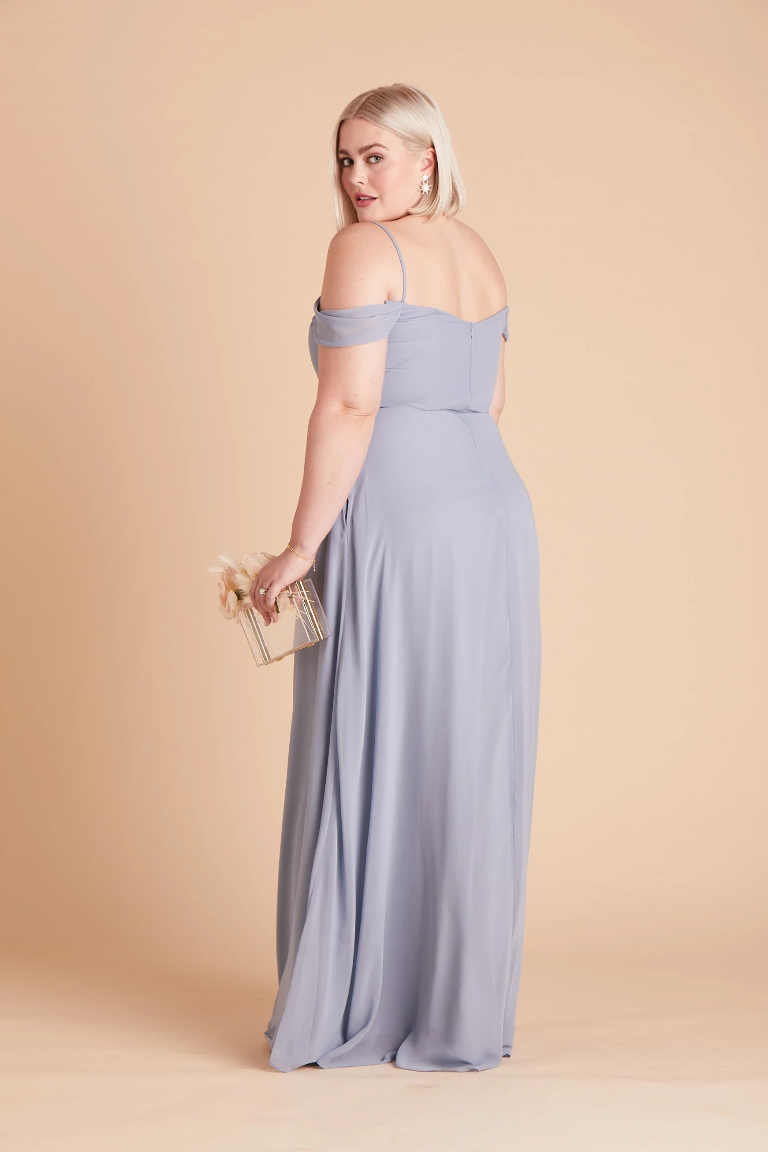 Spence Convertible Dress - Dusty Blue 9 Spence Convertible Dress - Dusty Blue - Image 7