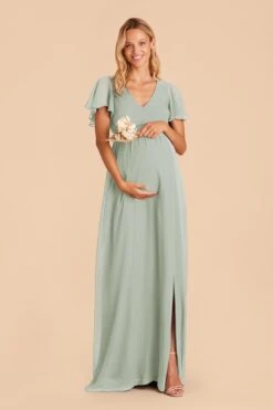 Hannah Empire Dress - Sage -Elegance Bridal Store Sage 61cc9eb3 3e31 4790 9dc5 71e4fd7e5b3f