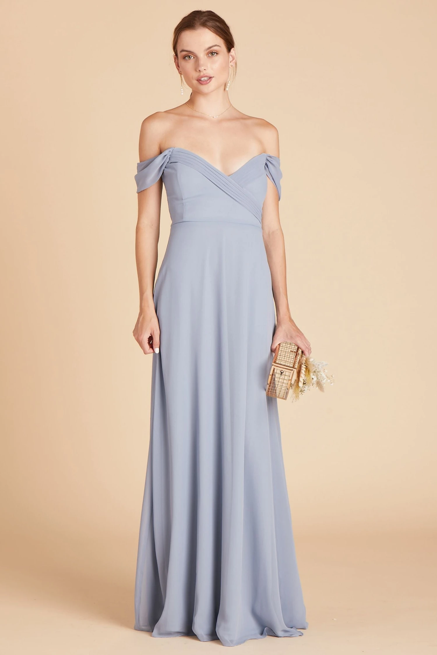 Spence Convertible Dress - Dusty Blue 3 Spence Convertible Dress - Dusty Blue