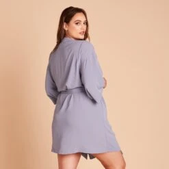 Karen Robe - Dusty Blue 17 Karen Robe - Dusty Blue -Elegance Bridal Store a3177ae5e255d508c042ba68cbd06100