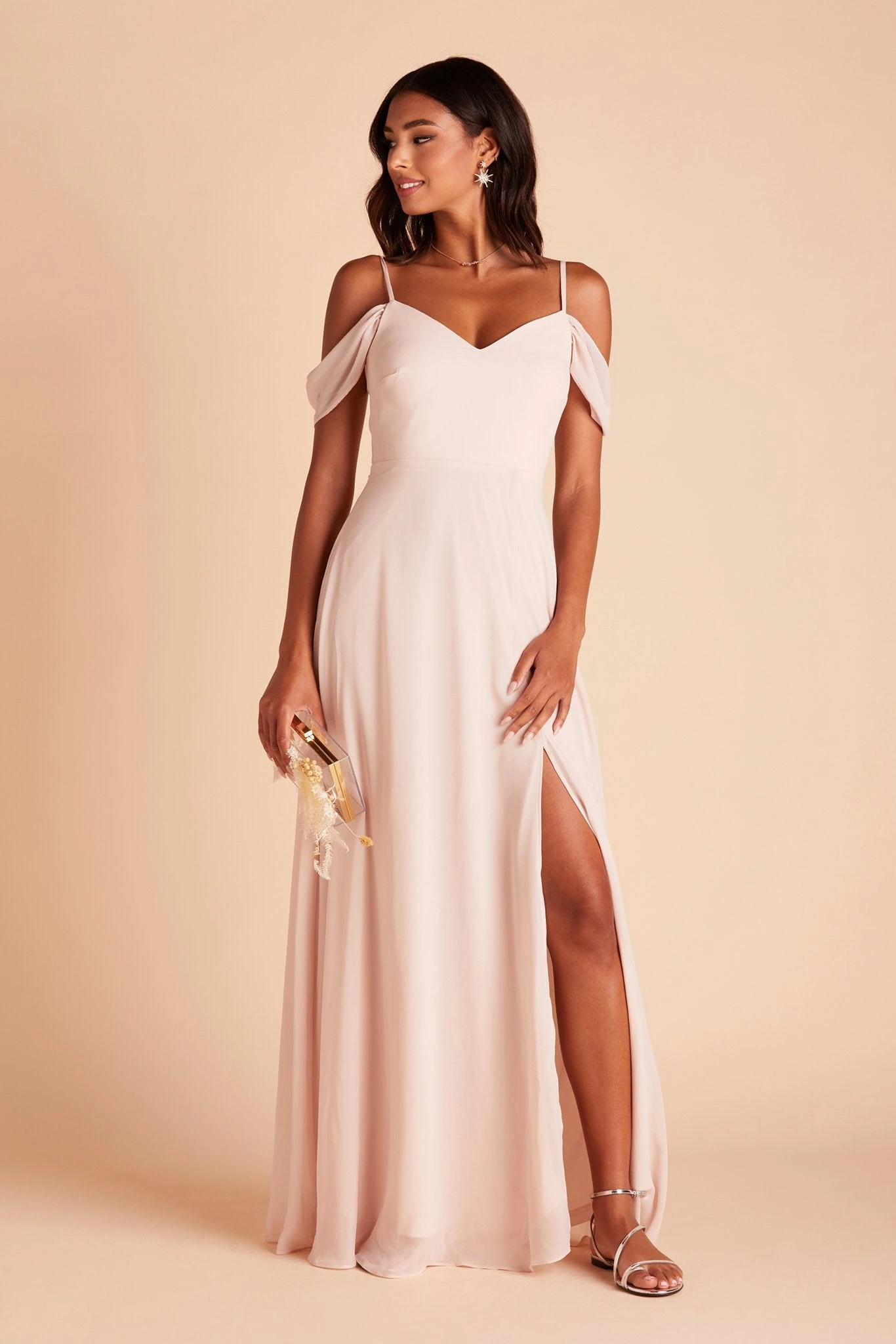 Devin Convertible Dress - Pale Blush 9 Devin Convertible Dress - Pale Blush - Image 7