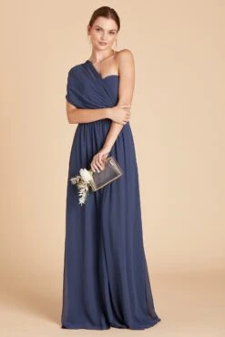 Grace Convertible Dress - Slate Blue -Elegance Bridal Store a69b9d5231bf2f7b25c120c1ccd2225f